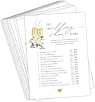 Your Main Event Prints Bridal Shower Wedding Shoe Game – 50 Cards | Fun & Unique Ice Breaker for Bri