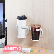 UMISTYDREAMUM9U Round Cup Holder, Space-Saving Wall-Mounted Drink Holder, Self-Adhesive Foldable Mul