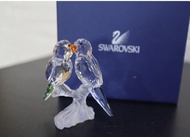 Swarovski 雙鳥水晶擺件