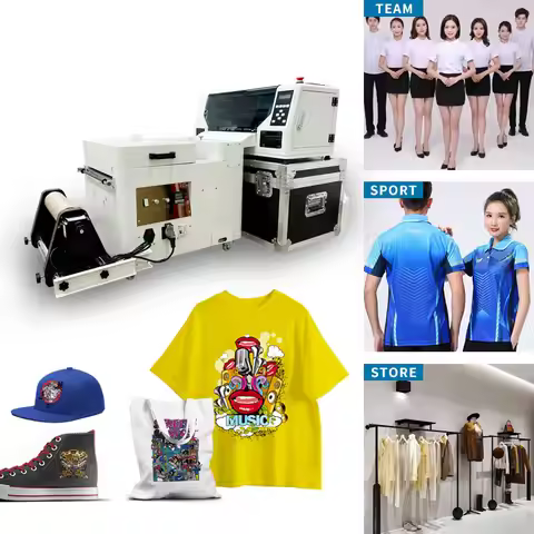 NEW Xp600 Dtf Printer 30cm DTF Printer T-shirt Hoodie Jersey Printing Machine 13 Inches A3 Dual XP60