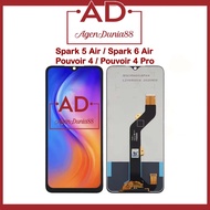 World Agent88 Lcd For Tecno Spark 5 Air KD6 - Spark 6 Air - Pouvoir 4 - Pouvoir 4 Pro