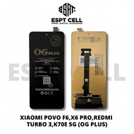 LCD TOUCHSCREEN XIAOMI poco F6 - X6 PRO - REDMI TURBO 3 - K70E 5G COMPLETE ORIGINAL