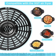 【Best Price Guaranteed】 15.5/20/22cm Air Fryer Accessories Separator Cooking Divider For Fryer Frying Board Steaming Board Grill Pan Airfryer Tray