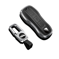 SANRILY Key Case Smart Key Case Key Cover Key Protection Keychain Applicable to Porsche Panamera Cay