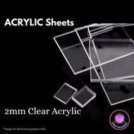 [SG SELLER] 2mm Acrylic Sheet  | Perspex Sheet | Clear Acrylic Sheets