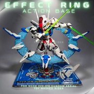 ️Pre-Order EFFECT RING & ACTION BASE For MGSD GUNDAM AERIAL (RING Using Glue Assembly)