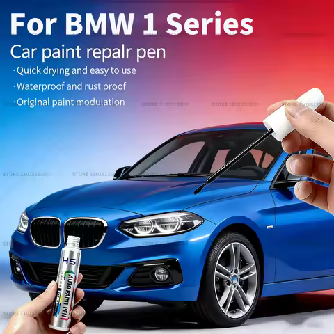 Car Paint Repair Pen For BMW 1 Series Touch Up Scratch Remover DIY Auto Accessories White 490 Blue B