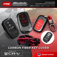 𝐂𝐀𝐑𝐁𝐎𝐍 𝐅𝐈𝐁𝐄𝐑 𝐊𝐄𝐘 𝐂𝐎𝐕𝐄𝐑 Honda CRV 2025 2024 G6 Case Sarung Kunci Casing Accessories Aksesori Kereta B
