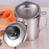Ygs A306- Oil Pot Stainless Steel Filter for Cooking Oil Residue Container ||