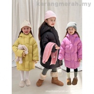 Girls' Mid-Length Down Jacket 2025 New Stylish Children's Versatile Winter Thickened Hooded Coat Dow