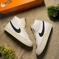 Sepatu Nike Blazer Mid 77 Vintage White Black