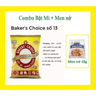 Combo 1kg Whole package of Bakers' Choice Flour No. 13 and Yeast 10g for baking