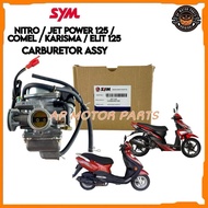 SYM JETPOWER125 NITRO COMEL ELIT125 KARISMA CARBURETOR ASSY Tahan lama & kualiti tinggi