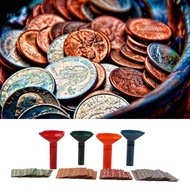 pri 4-Piece Coin Sorter Coin Counters with Coin Wrappers for All Coins for Every Home Coin Counter Tubes Household Use