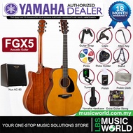 Yamaha FGX5 41" Dreadnought Solid Sitka Spruce Top Acoustic Guitar With Pickup (FGX 5)