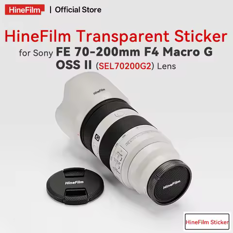 Hinefilm Transparent Skin for Sony FE 70-200mm F4 Macro G OSS II Lens Skin FE70-200 F4 G II Clear St