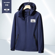 [READYSTOCK] S-5XL Jacket Reflective Windbreaker Unisex Waterproof Rider Jacket