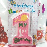LILIN Candle Number 1st Bday