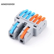 NONEDYODYE9I Wire Connectors, 2 in 4/6/8 Out Universal Quick Terminal Block, Lever CMK 422 Fast Conn