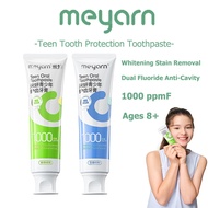 MEYARN Teen Ages 10+ Tooth Protection Toothpaste Whitening Stain Removal Dual Fluoride Anti-Cavity