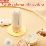 Uringo Light Walking Cup Wireless Electric hot water cup Thermostat Cup 500ml Portable Thermostat Pot Baby water bottle thermos bottle Outing Hot Water Foam Adjustable Milk Handy Tool Insulation Cup gift hot water bottle