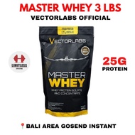 Vectorlabs Master Whey Protein 3 lbs 1.3kg BPOM-Recognized Fitness Milk