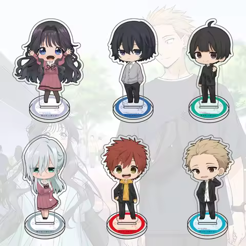 Anime The Fragrant Flower Blooms with Dignity Acrylic chib Stand Figures Rintaro Kaoruko Waguri Cosp