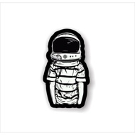 Astronaut Clothing Journal Hype Logo Aesthetic Stickers, contemporary tailook graffiti