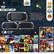 PSP Sony Second S1000 S2000 S3000 Full Game 8GB 16GB 32GB Garansi 1 Bulan Removable battery