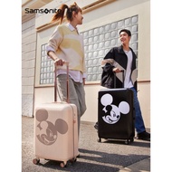 Samsonite (Samsonite)23 New Trolley Case Disney Mickey Minnie Joint Name Boarding Bag Suitcase Af9