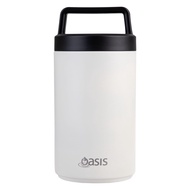 Oasis Stainless Steel Insulated Dual Compartment Food Flask with Handle 700ML