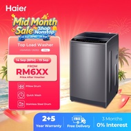 [FREE SHIPPING / READY STOCK] Haier 10kg Top Load Washing Machine / Washer / 洗衣机 / Mesin Basuh - HWM