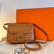 HERMES Mini 康康19 金棕金釦