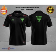Hot Fashion Baju Collar Microfiber Polo Baju Gaming eSport FC25 Microfiber Fabric Jersi Short Sleeve