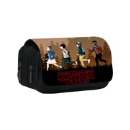 Stranger Things Season 4 Pencil Case Kids Boys Pen Bag Students High Capacity Pencil Box Stationery 