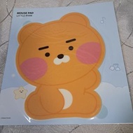 包郵 kakao friends ryan 滑鼠墊 mouse pad 約17.7x22.2cm made in korea 韓國製