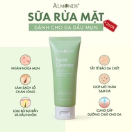 [Chính Hãng] Sữa Rửa Mặt Da Mụn Almonds ( MẪU MỚI) Hộp 100 ml