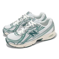 New Balance 740 White Swamp Green Men Casual Shoes Women Universal Sports