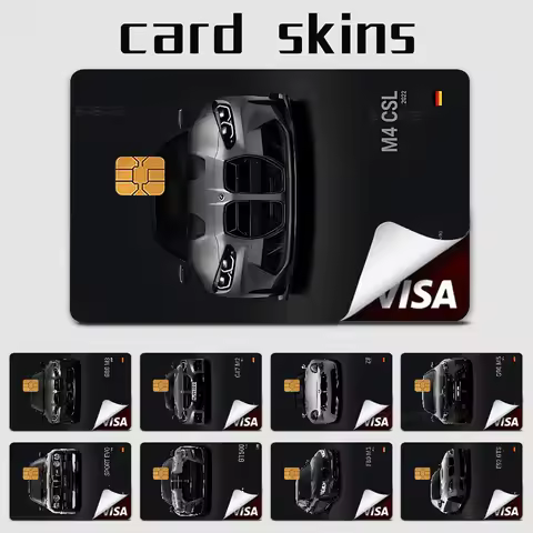 Latest Sports Car F80 M3 M4 M5 Z8 G80 B-BMW Anime Cartoon Bear Skin Sticker Film Tape Case For Big C