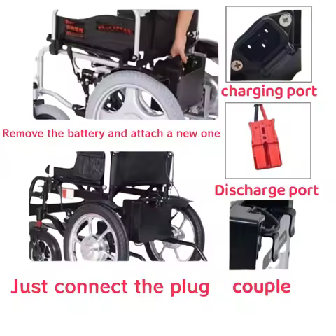 Air transportation, original 24V electric wheelchair lithium battery 20AH-70AH, universal battery fo