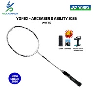 YONEX Arcsaber 0 Ability 2026 White Badminton Racket