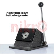 metal cutter round button badge maker machine