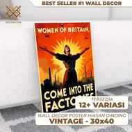 PRATALA WALL DECORATION POSTER AESTHETIC FRAME VINTAGE MODERN ROOM DECORATION DISPLAY RETRO VINTAGE