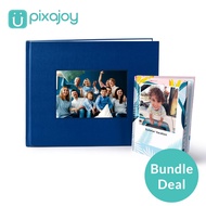 [Bundle Deal] 8.5" x 11"/ 11" x 8.5" Debossed Hardcover Photo Book + 5.7" x 4.2" Flush Mount Photo B