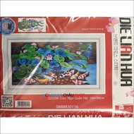 [Delivery48] Cross-stitch painting NINE FISHERY ASSOCIATION 223108 (164x88Cm) Not yet embroidered