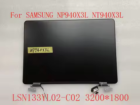 13.3 inch For SAMSUNG 9 Spin NP940X3L NT940X3L With touch upper part LCD Screen display screen assem