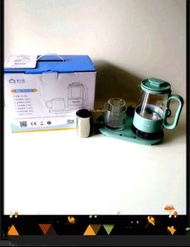 大肚媽媽 坐月 紅棗水 炒米茶 補身必備 日本 Yohome YH-002 快煮恆溫元氣養生壺 一機多用途  附有茶濾格和玻璃燉盅 滿足不同需要 可煲水 煲咖啡 奶茶 花茶 檸檬茶  檸檬水 快速煲熱