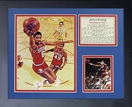 Legends Never Die "Julius Erving 76ers" Framed Photo Collage, 11 x 14-Inch
