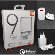 TRAVEL TC Charger Casan Xiaomi Mi 9 27W Turbo Fast Charging Micro Type C