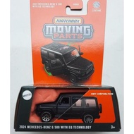 Diecast matchbox moving parts 2024 mercedes benz g 580 with eq technology black matchbox 2024 merced